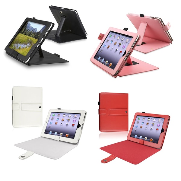 Shop INSTEN Leather Tablet Case Cover with Magnetic Closure and ...