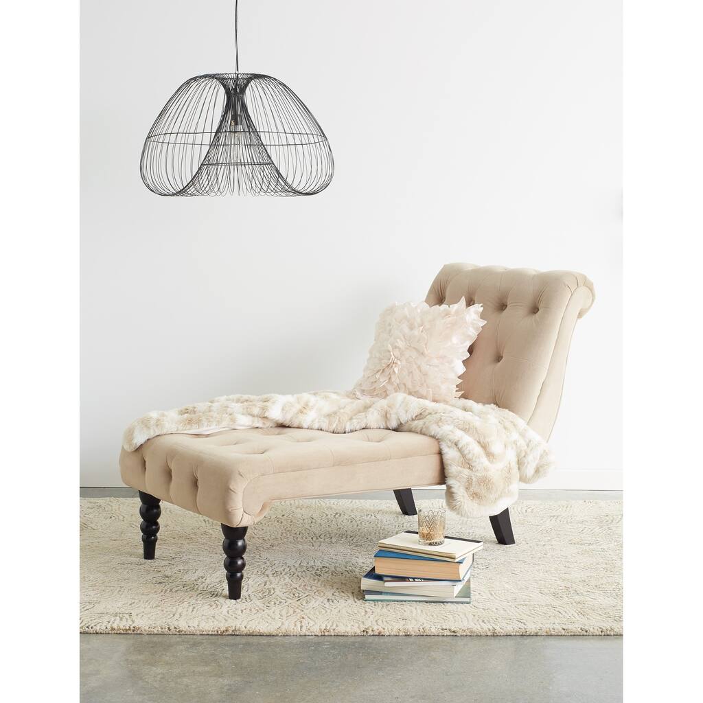 Curves Tufted Chaise Lounge