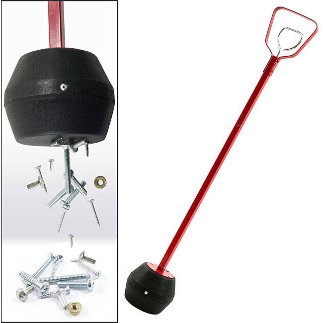 Magnetic 27-inch Pick-up Tool with Quick Release - Red