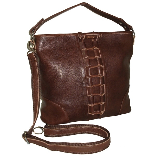 overstock leather handbags