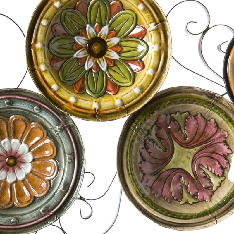 SEI Furniture Forli Scattered 6-piece Italian Plates Wall Art Set