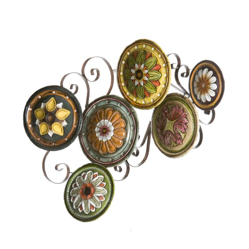 SEI Furniture Forli Scattered 6-piece Italian Plates Wall Art Set