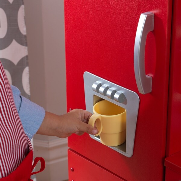 kidkraft kitchen red