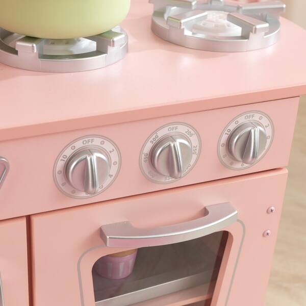 Shop Kid Kraft Pink Vintage Kitchen Play Set Overstock 5272067