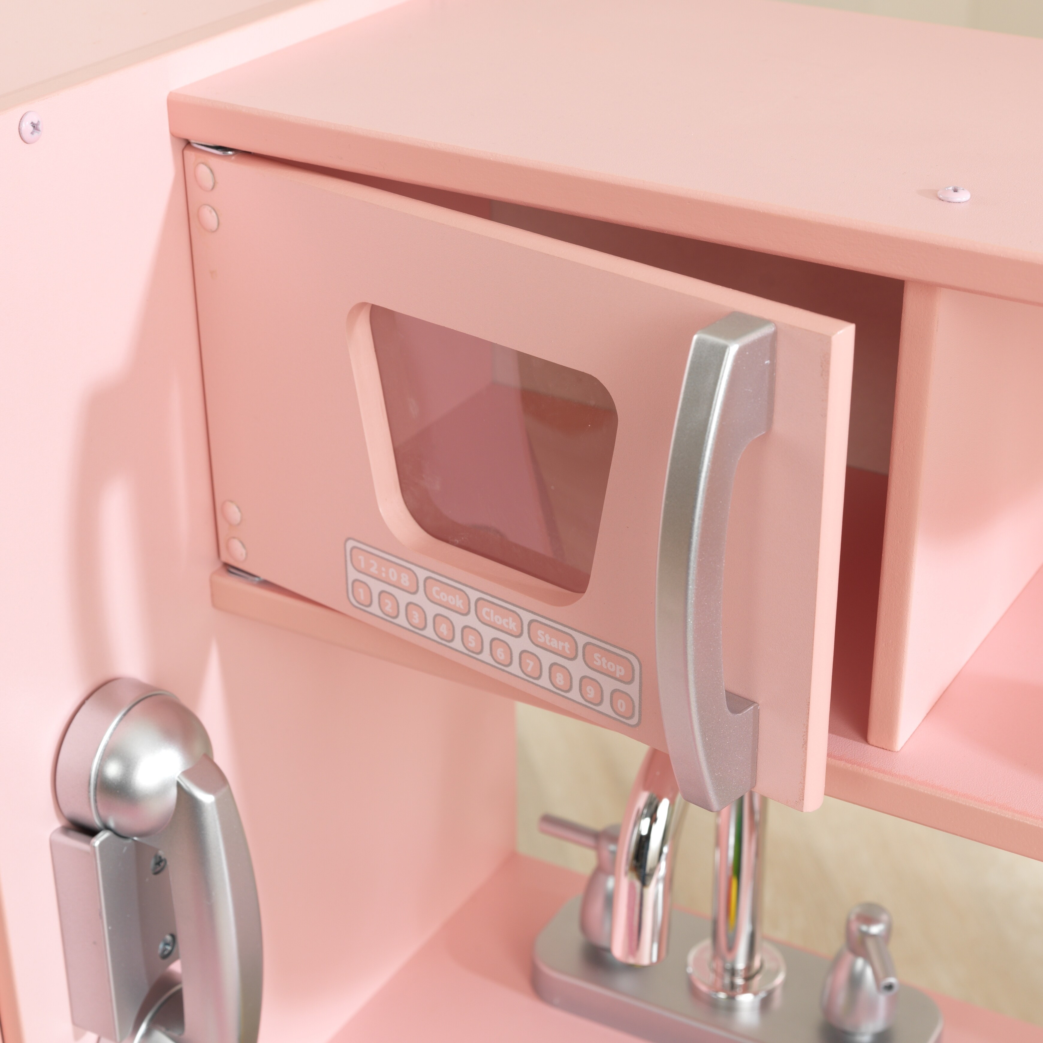 pink vintage play kitchen