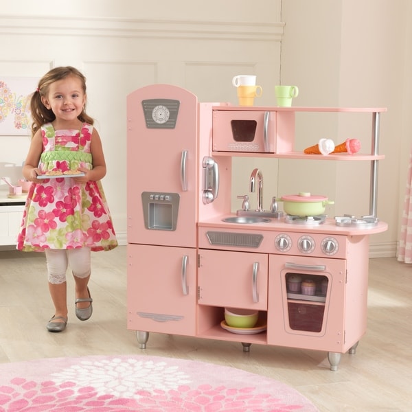 pink kitchen set toy