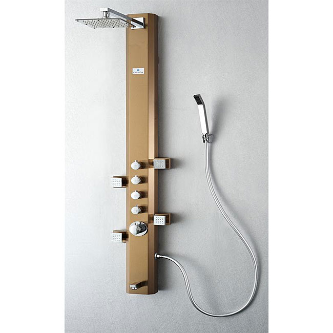 Fresca Prato Bronze Thermostatic Shower Massage Panel