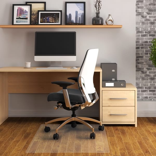 Floortex Vinyl Chair Mat For Hard Floor Tile Rectangular Size 48 X 60 On Sale Overstock 5274304