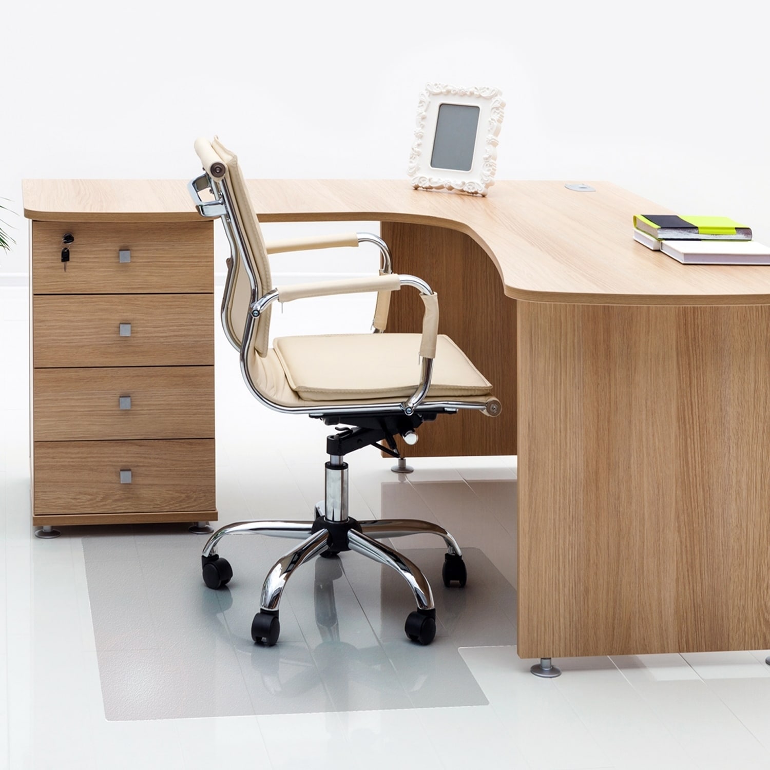 Shop Advantagemat Vinyl Lipped Chair Mat For Hard Floor 36 X