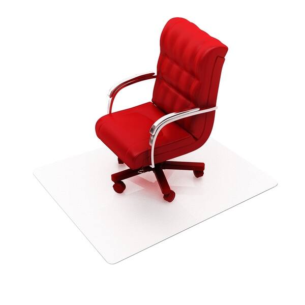 Floortex Vinyl Chair Mat For Plush Pile Carpet Rectangular Size 48 X 60 Overstock 5274315