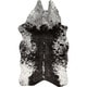 preview thumbnail 12 of 14, Alexander Home Charcoal Faux Cowhide Area Rug