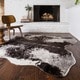 preview thumbnail 10 of 14, Alexander Home Charcoal Faux Cowhide Area Rug