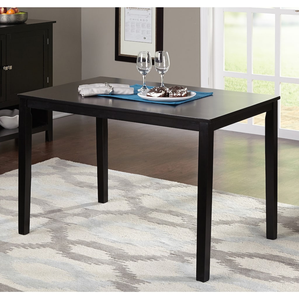 Simple Living Shaker Black Dining Table