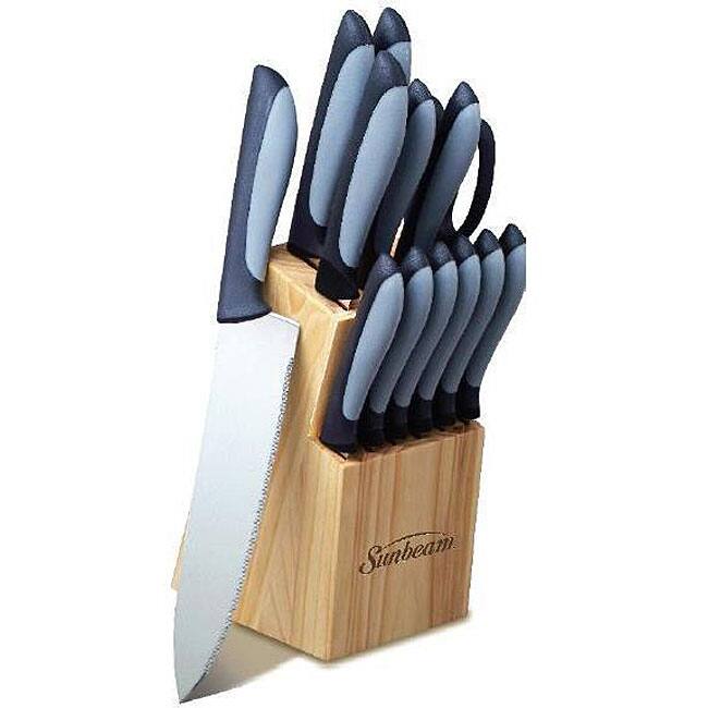 Sunbeam Durant Stainless Steel 14-piece Cutlery Block Set