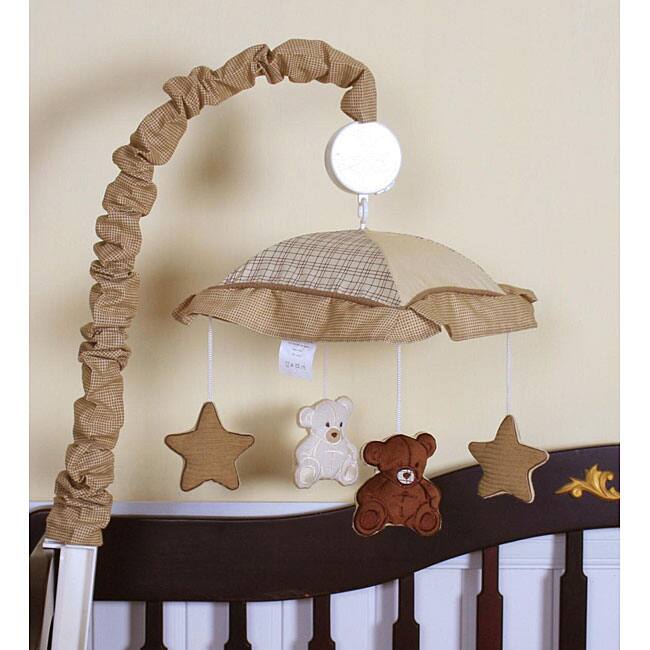 Geenny Teddy Bear Musical Mobile - Brown