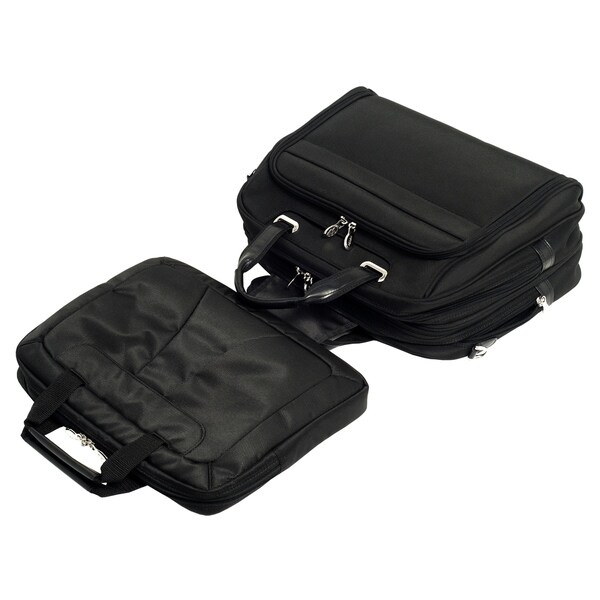 McKlein USA Nylon Checkpoint-Friendly 17” Detachable Wheeled Laptop Case