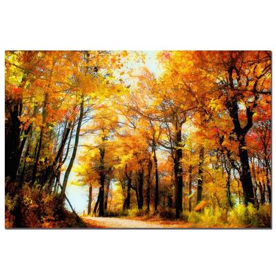 Lois Bryan 'Fall Scene' Canvas Art