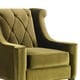 Modern Green Velvet Chair - Overstock - 5281723