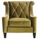 Modern Green Velvet Chair - Overstock - 5281723