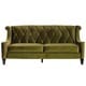 preview thumbnail 3 of 3, Armen Living Barrister Modern Green Velvet Sofa