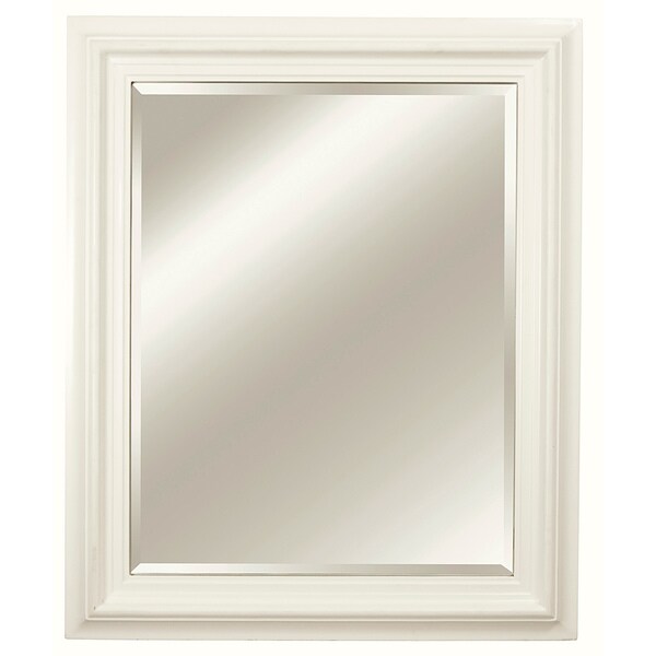 Rectangular Framed Off White Vanity Mirror Free Shipping Today