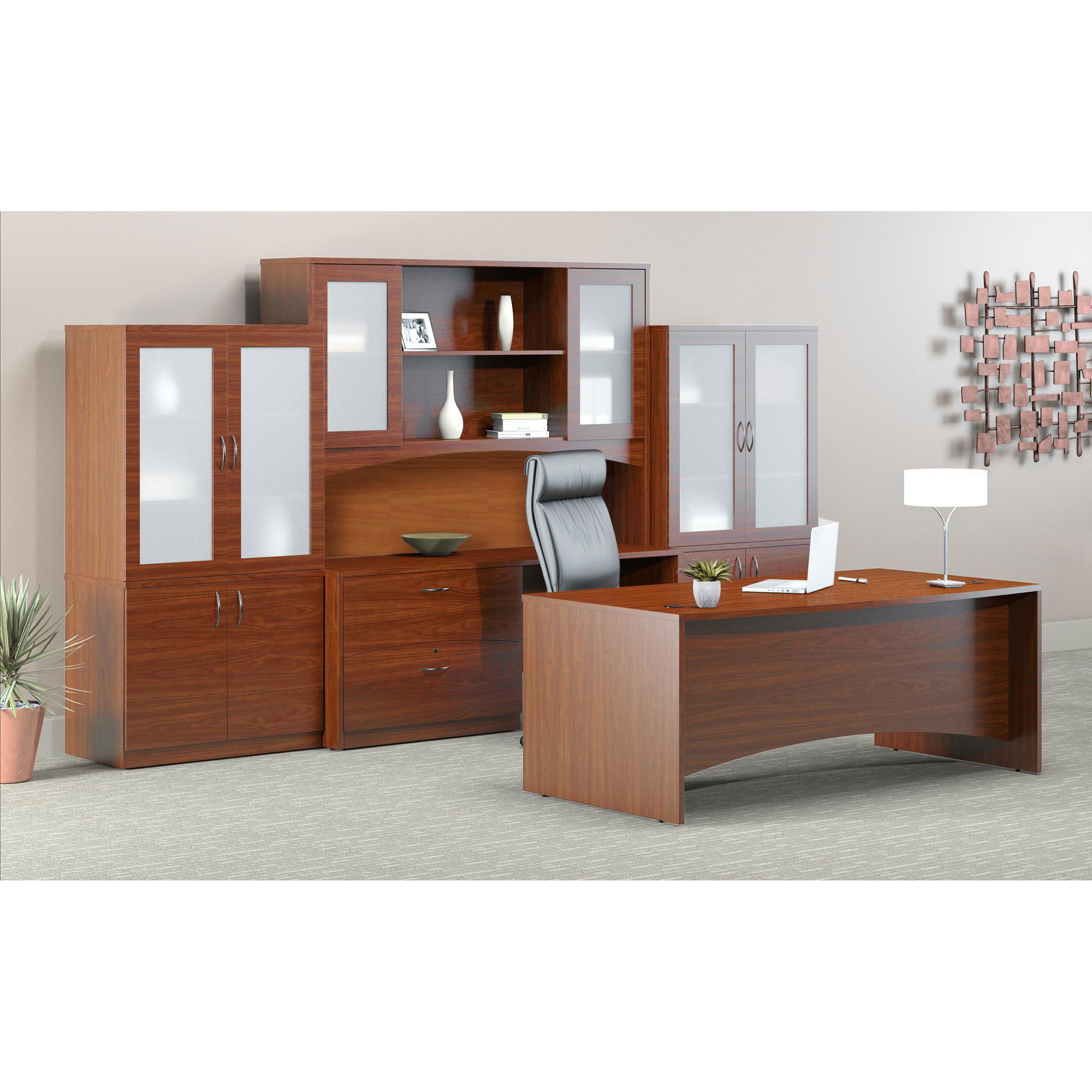 Shop Mayline Brighton Executive Desk Free Shipping Today Overstock