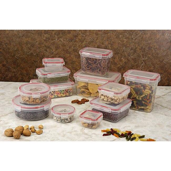 Plastic 24-piece Food Storage Set