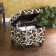 preview thumbnail 2 of 6, Upton Home Giraffe Faux Leather Storage Ottoman