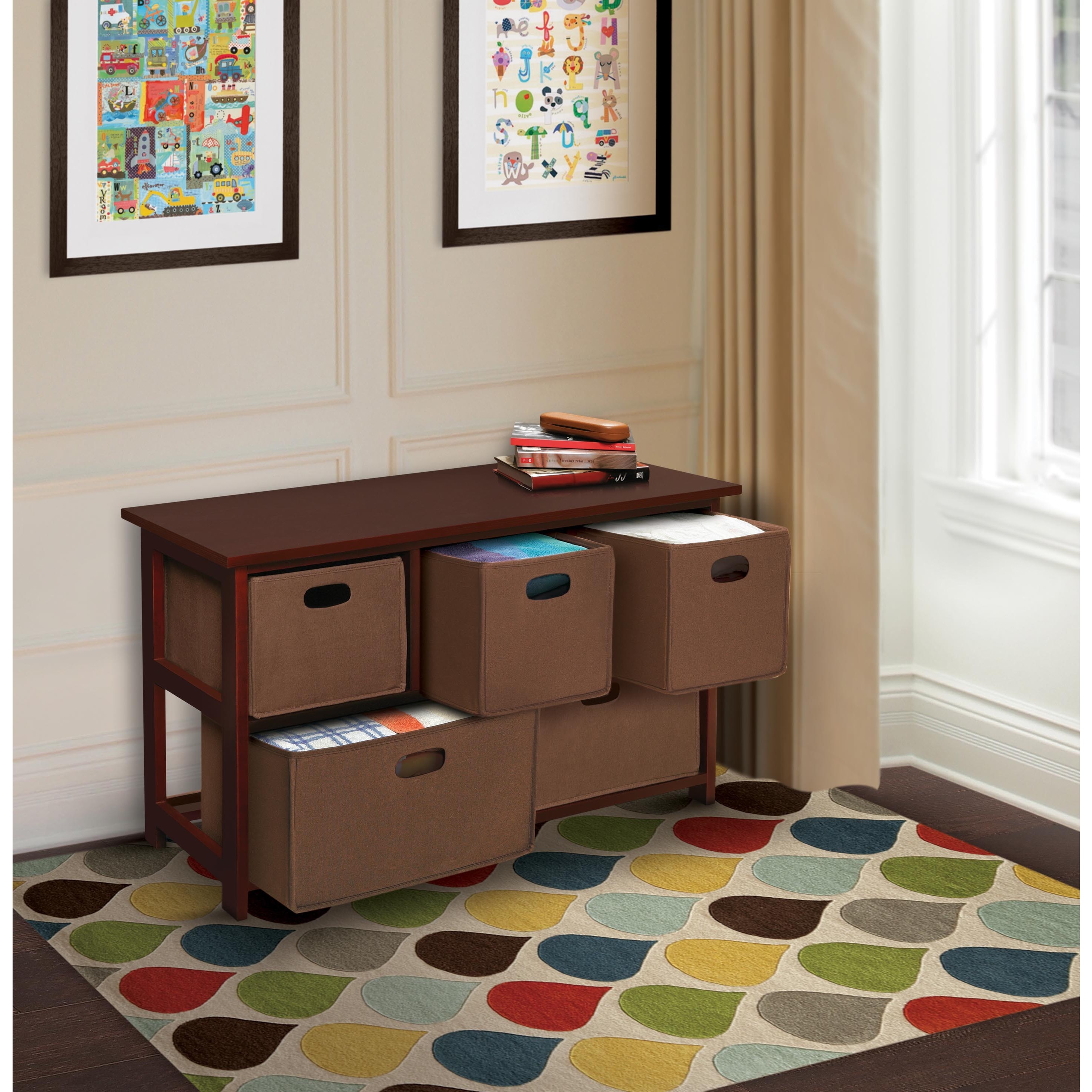 childrens wooden storage