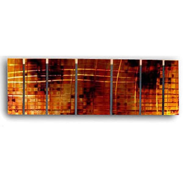 Ash Carl 'Interchange' 7 panel Metal Wall Art ALL MY WALLS Metal Art