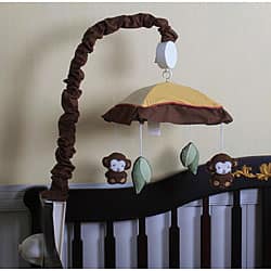 slide 1 of 1, Geenny Amazon Jungle Animals Musical Mobile