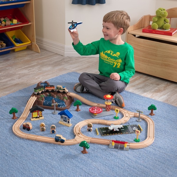 kidkraft bucket top train set