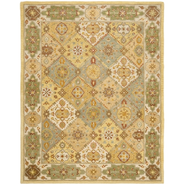 Handmade Heritage Bakhtiari Multi/ Ivory Wool Rug (4' x 6') Safavieh 3x5   4x6 Rugs