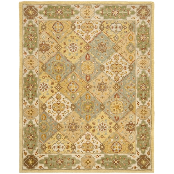 Safavieh Handmade Heritage Traditional Bakhtiari Multi/ Ivory Wool Rug - 8'3 x 11'