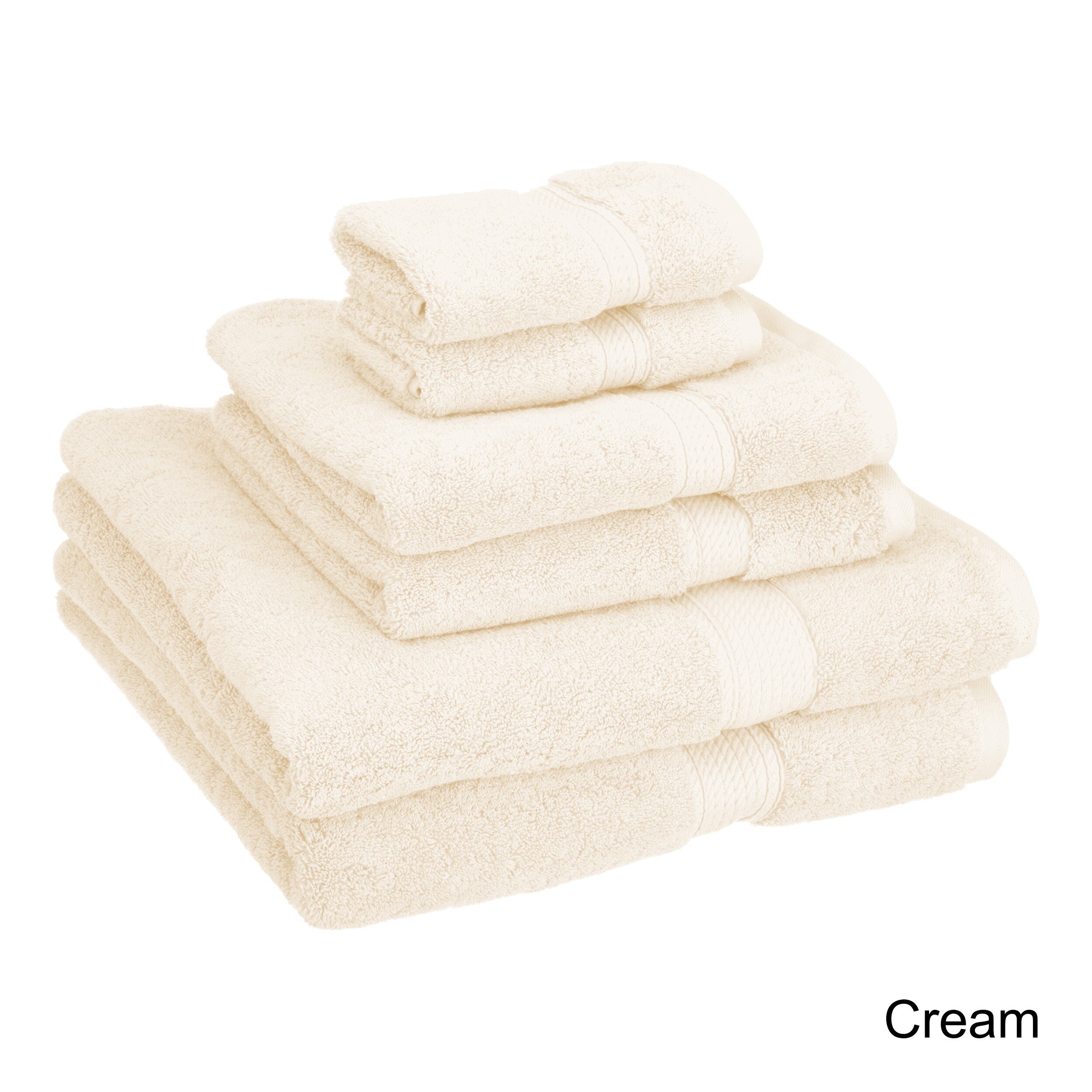 Egyptian Cotton 6-Piece Towel Set 