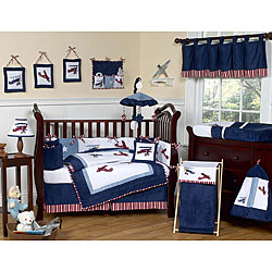 aviator crib bedding