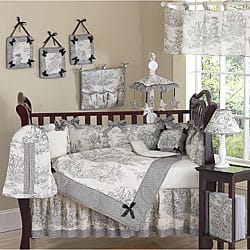 Shop Sweet Jojo Designs French Toile 9 Piece Crib Bedding Set