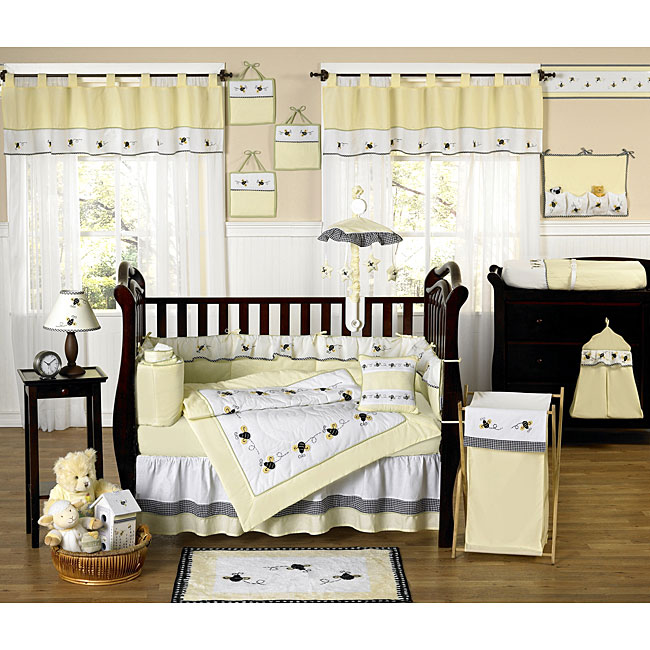 Bumble Bee 9 piece Crib Bedding Set