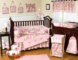 Sweet Jojo Designs Pink Camo 9-piece Crib Bedding Set - Multi