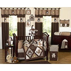 teddy bear crib bedding set