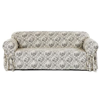 Classic Slipcovers Toile Print Sofa Slipcover - N/A