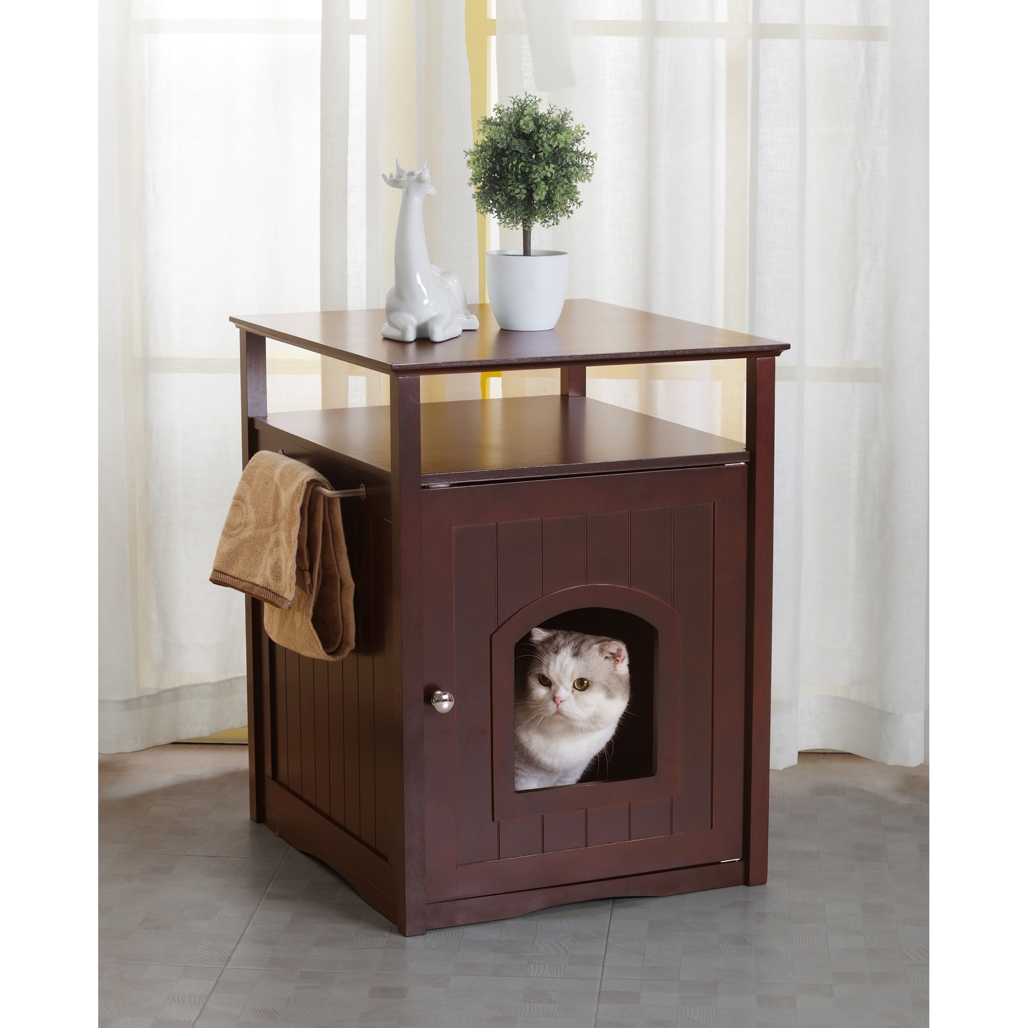 litter box furniture for multiple cats