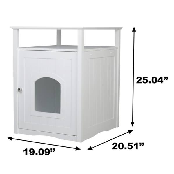 Merry Products Furniture Hidden Cat Litter Box Enclosure