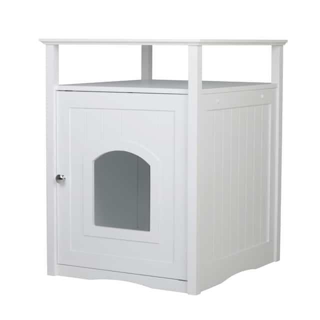Merry Products Furniture Hidden Cat Litter Box Enclosure Overstock 5300326