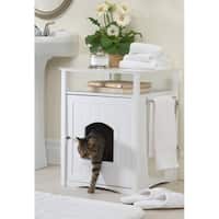 Merry Products Furniture Hidden Cat Litter Box Enclosure