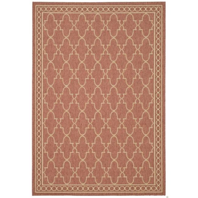 Indoor/outdoor Rust/sand Mildew resistant Area Rug (4 X 57)