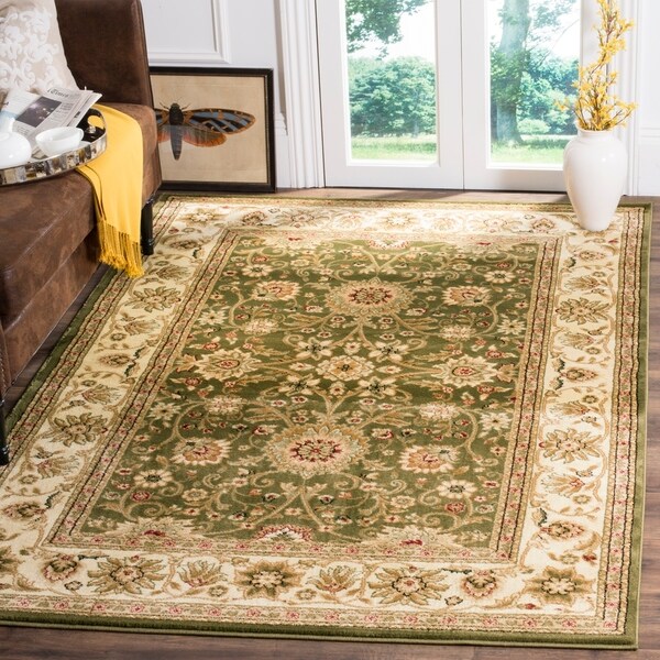 Safavieh Lyndhurst Traditional Oriental Sage/ Ivory Rug - 8'11 x 12'