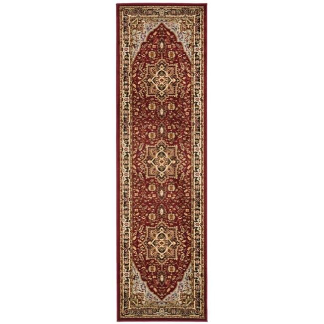 Lyndhurst Collection Red/ Black Runner (23 X 14)