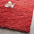 Safavieh Classic Ultra Handmade Rust Shag Rug - 4' x 6'