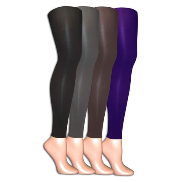 size S,M,L black or brown footless nylon/spandex blend Tights